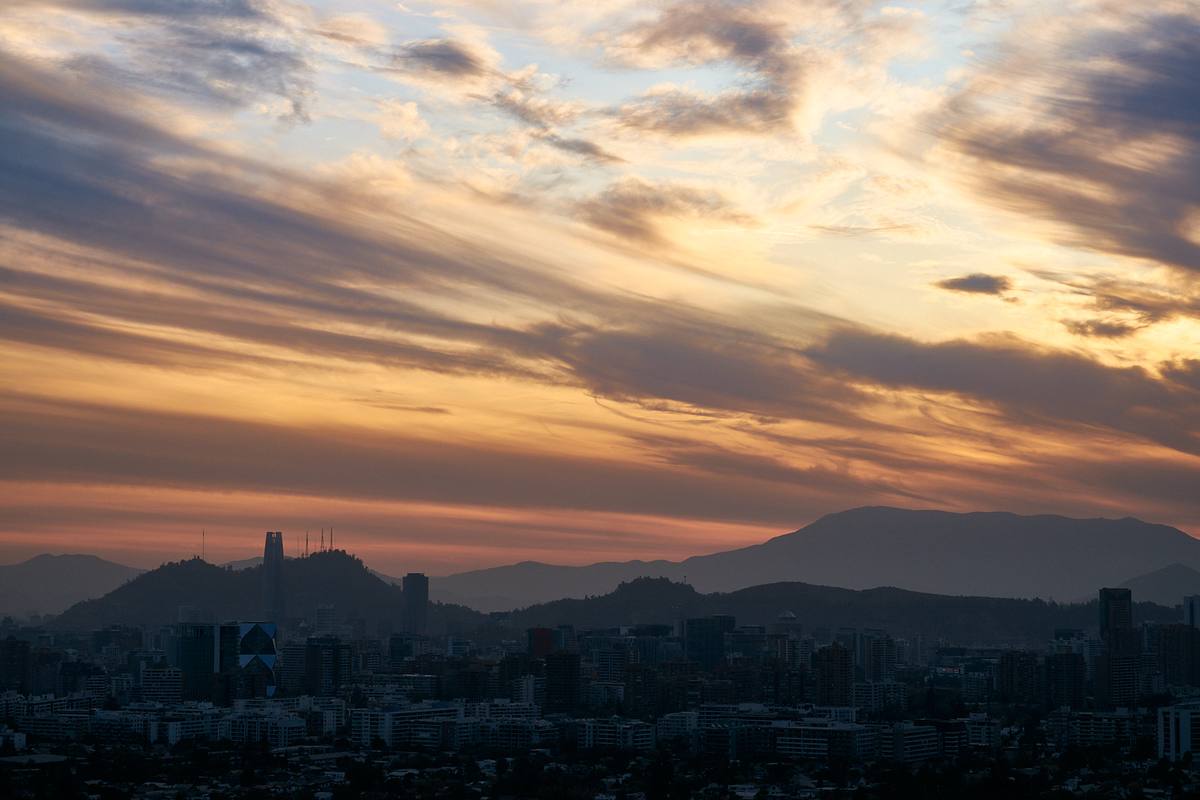 Ocaso — Santiago al atardecer